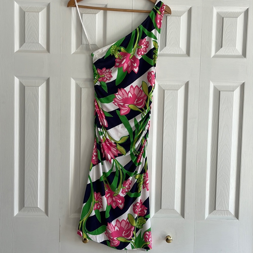 Lilly Pulitzer One Shoulder Dress